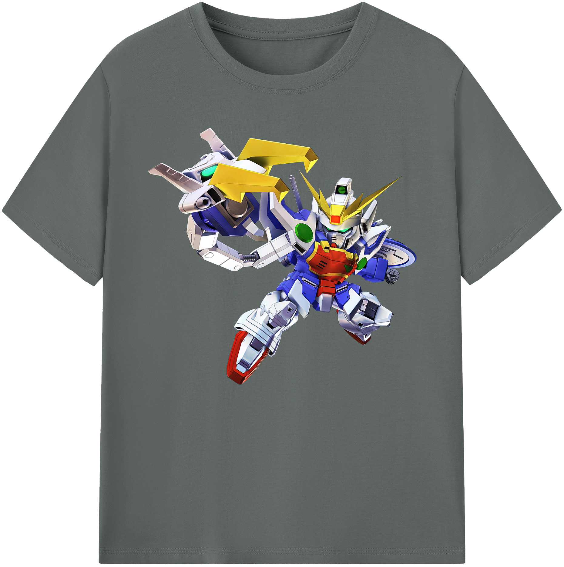 （画像用） 機動戦士ガンダム Mobile Suit Gundam 綿100％ メンズ半袖Tシャツ｜肌触りやわらか＆通気性